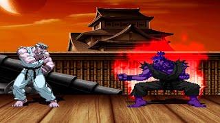 DRAGON RYU VS BLUE AKUMA