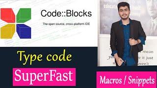 How to create templates in Codeblocks । snippets or macros in Codeblocks। Competititive programming