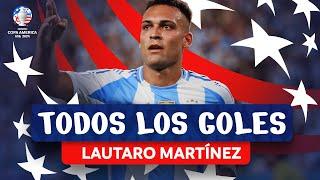 TODOS LOS GOLES DE LAUTARO MARTÍNEZ | CONMEBOL COPA AMÉRICA USA 2024™