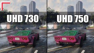 UHD 730 vs UHD 750 — Test in 8 Games [Gaming Without Graphics Card]