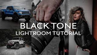 BLACK & DARK Tone Lightroom Edit, Full Preset Walkthrough.