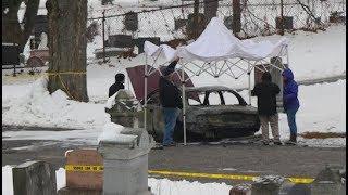 Body found inside burned car at Worcester’s Hope Cemetery