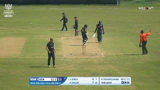 Aaron Jones 45 runs vs Namibia| Namibia vs United States of America|