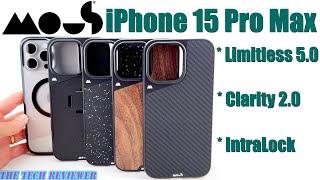 iPhone 15 Pro Max Cases from Mous: Extreme Protection with Limitless 5.0, Clarity 2.0 & IntraLock!