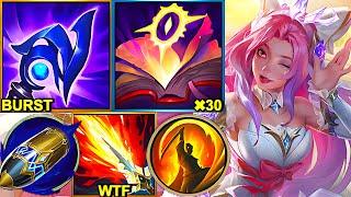 Wild Rift China Seraphine Mid - FULL DAMAGE AP Seraphine Build Runes - Challenger Rank Gameplay