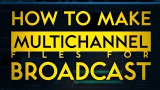 How To Export Multichannel Audio for Broadcast in Premiere Easily! (8 Channel MXF)