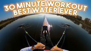 30 Minute Flat Water Row Along | Single Scull