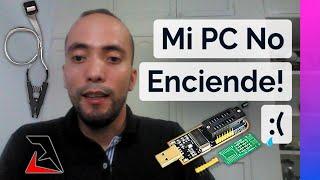 Programar BIOS cuando PC No Enciende | PANTALLA NEGRA | Parpadeo LED