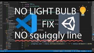 how to fix VS code unity error