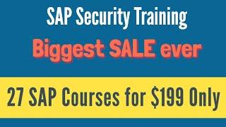 SAP Security Training -  Complete SAP Security Video Based Course
