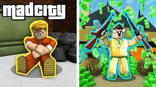 FROM POOR TO RICH IN MAD CITY! (Roblox Mad City Roleplay)