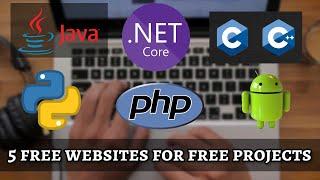 5 Websites To Get Free Projects with Free Project Report(Blackbook) | PHP, Java, Python, .NET, C etc