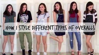 How I Style Different Types of Overalls!