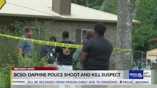 Daphne Police shoot and kill suspect