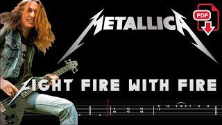 Metallica - Fight Fire With Fire (Bass Tabs | Notation) @ChamisBass  #metallicabass #cliffburton