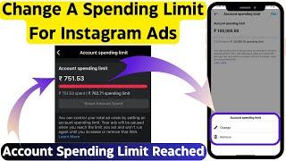 Account Spending Limit Reached Instagram | How To Change A Spending Limit For Instagram Ads