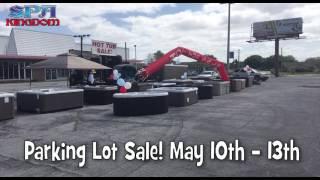 Spa Kingdom Parking Lot Sale