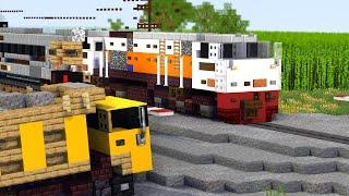 Minecraft Indonesian Train Crossing Animation