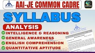 OFFICIAL SYLLABUS ANALYSIS | SSC OR BANKING | AAI-JE COMMON CADRE | BEST COURSES | CAREER WAVE