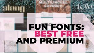 Fun Fonts: Best Free and Premium Funny Fonts  - MasterBundles