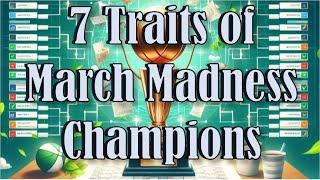March Madness Championship Prediction | How to Pick a NCAA Champion | Tournament Bracket Stats