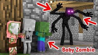 Baby Zombie Discovers Mutant Enderman - Minecraft Animation