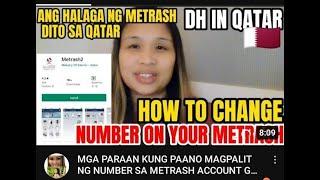 Change Number on Metrash Using New Mobile Number Sim Card/QATAR VLOG/@qatarofwkabayansheilavlog1984