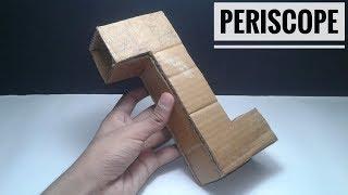 How To Make Simple Periscope From Cardboard and Mirrors || Periscope