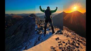 Glencoe Mountains in sunrise beauty from the top of Buachaille Etive Beag !