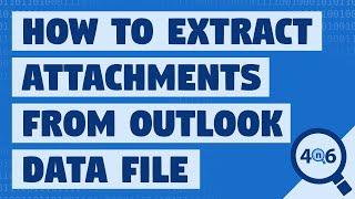 Search and Extract Outlook Email Attachments in Bulk – Watch Solution