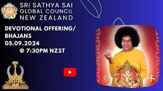 Sri Sathya Sai Global Council New Zealand Bhajans/Offering || 05/09/2024