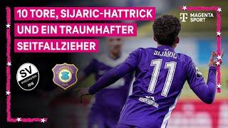 SV Sandhausen - FC Erzgebirge Aue, Highlights mit Live-Kommentar | 3. Liga | MAGENTA SPORT