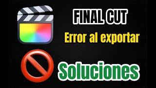 FINAL CUT - NO HAY SUFICIENTE ESPACIO (POSIBLES SOLUCIONES)