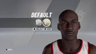 NBA 2K20 How To Create Michael Jordan MyPlayer MyCareer Face Creation Tutorial