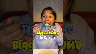 Trying the Biggest Momo ever #foodshorts #foodreview #momos #streetfood