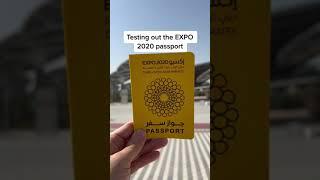 EXPO 2020 Dubai passport