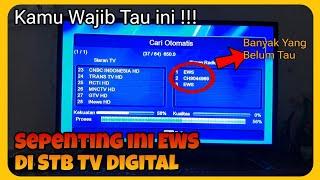 Pentingnya Early Warning System (EWS) pada STB Digital TV