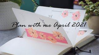 Plan with me April 2021 // Bullet Journal Setup April 2021