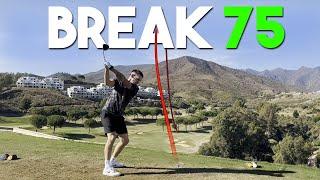 FIRST EVER BREAK 75  | CAN I DO IT? | La Cala America Course