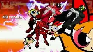 AN Mugen Request #232: Buttercup, Bubbles & Blossom VS Carnage, Venom & Varnage