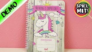 EINHORN Kalender 2018 | Coole Sachen für die Schule | Back to school UNICORN Kalender Organisation