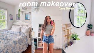 extreme room makeover *aesthetic + pinterest inspired*