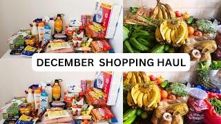 HUGE DECEMBER MONTHLY GROCERY SHOPPING HAUL 2024 |COST OF LIVING IN KENYA|CARREFOUR SUPERMARKET