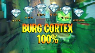 Crash Bandicoot 4 - Burg Cortex 100% - Alle Kisten und Edelsteine