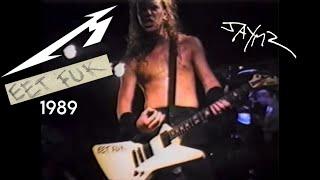 James Hetfield with his ESP EET FUK Guitar | Metallica 1989 Live Stone Balloon | Mesa Boogie Sound