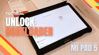 HOW TO UNLOCK BOOTLOADER IN EASY WAY XIAOMI PAD 5