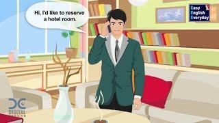 Conversation about Booking a Hotel Room | Hotel Reservation | Daily Usage English Conversation