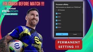 How to Set Permanent Processor Affinity  PES 2021