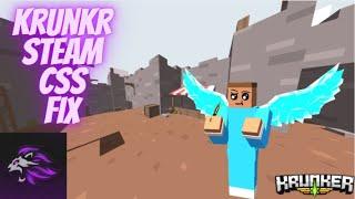 How To Fix Krunker Steam CSS Fix