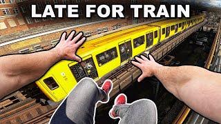 LATE for the TRAIN - Parkour POV (race the Tube)